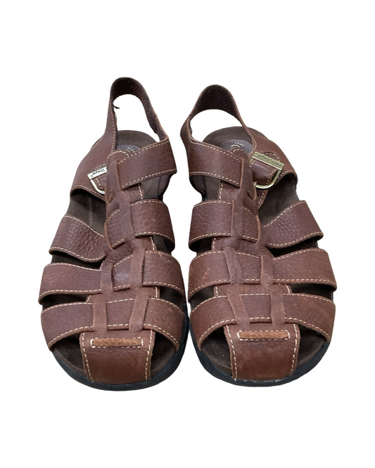 Sandals Flats By Bare Traps In Brown, Size:11