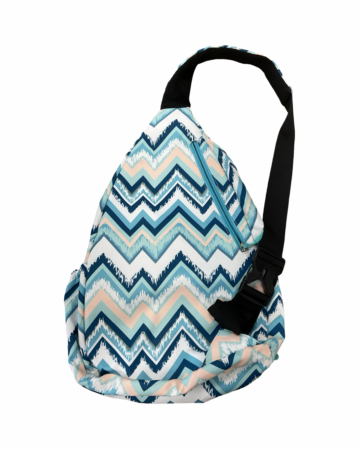 Backpack By Clothes Mentor In Blue & White, Size:Medium