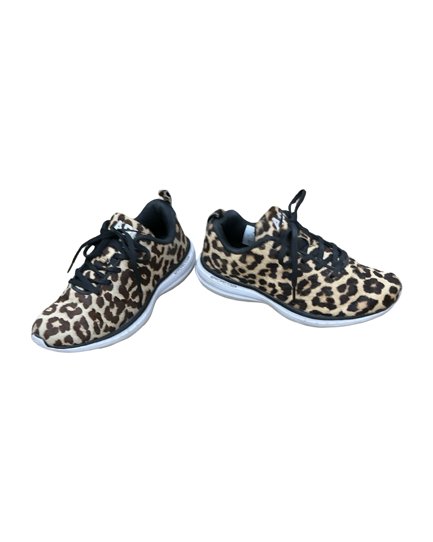 Shoes Designer By Apl In Animal Print, Size:7