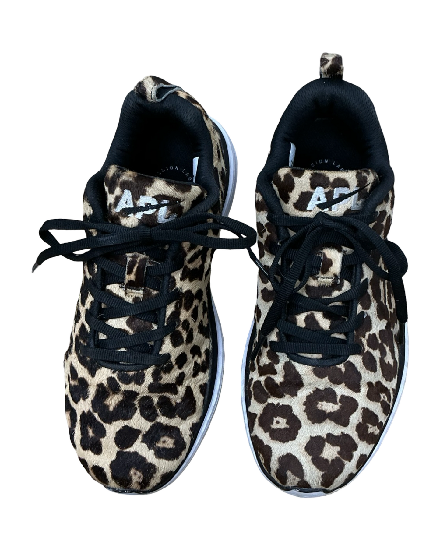 Shoes Designer By Apl In Animal Print, Size:7