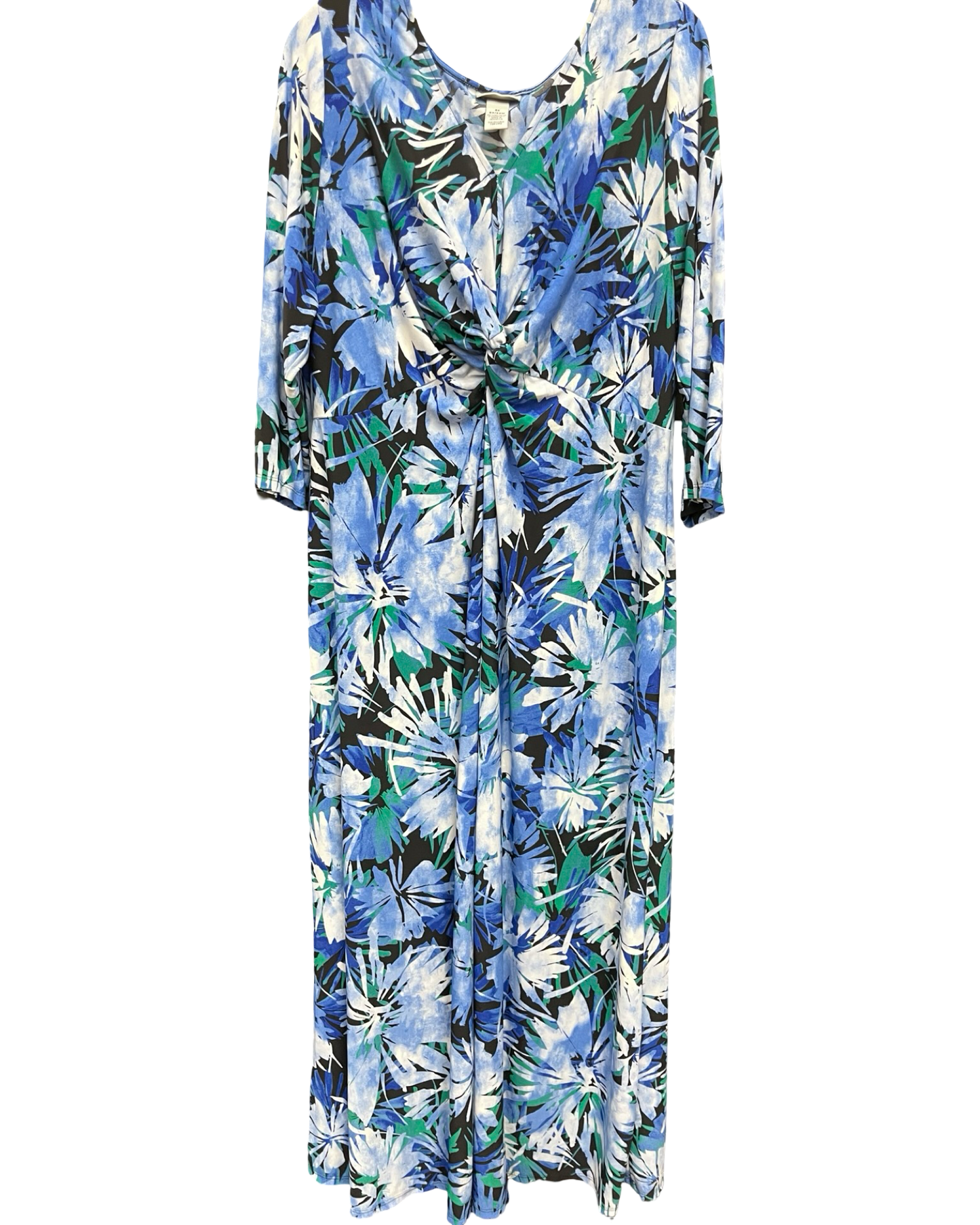 Dress Casual Maxi By Catherines In Blue, Size:2X
