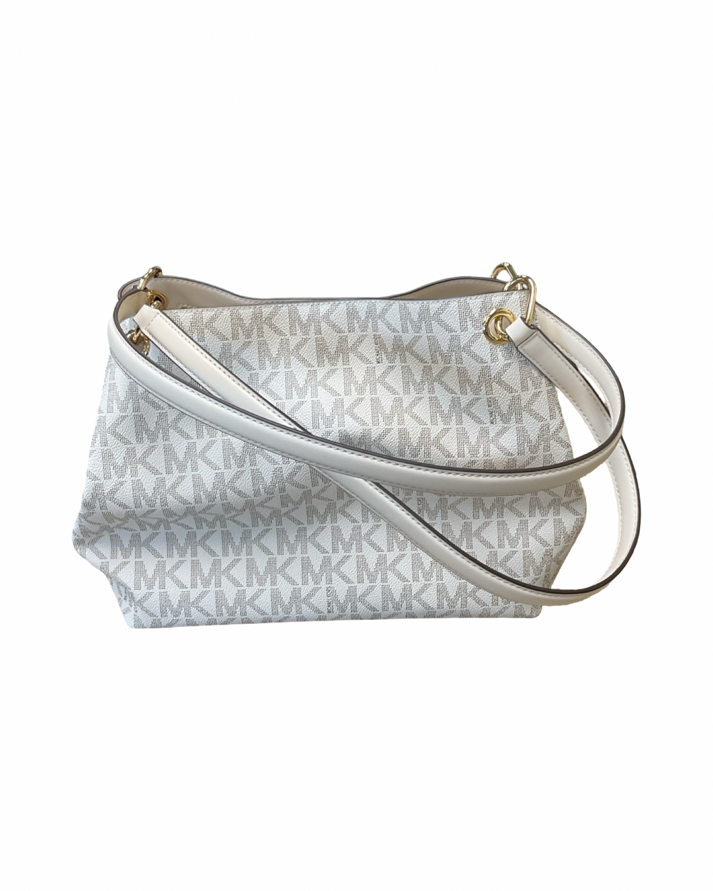 Handbag Designer By Michael Kors In Cream, Size:Medium