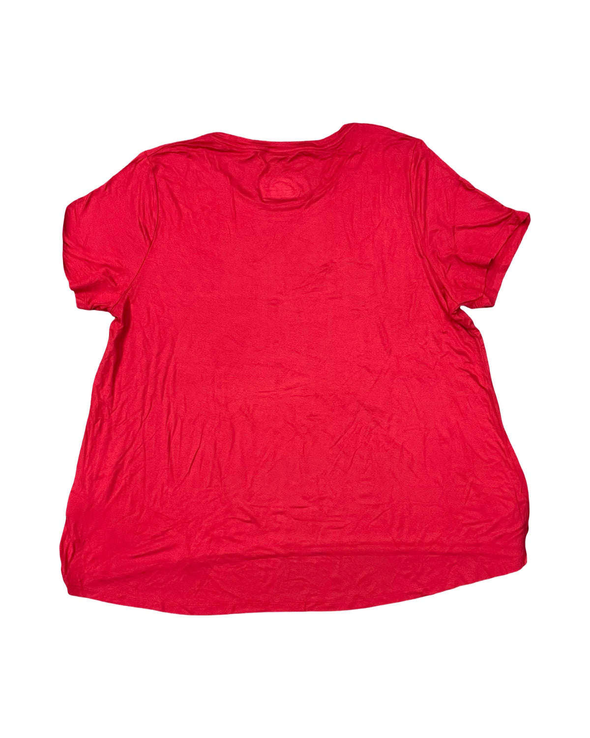 Top Ss Basic By Clothes Mentor In Red, Size:3X