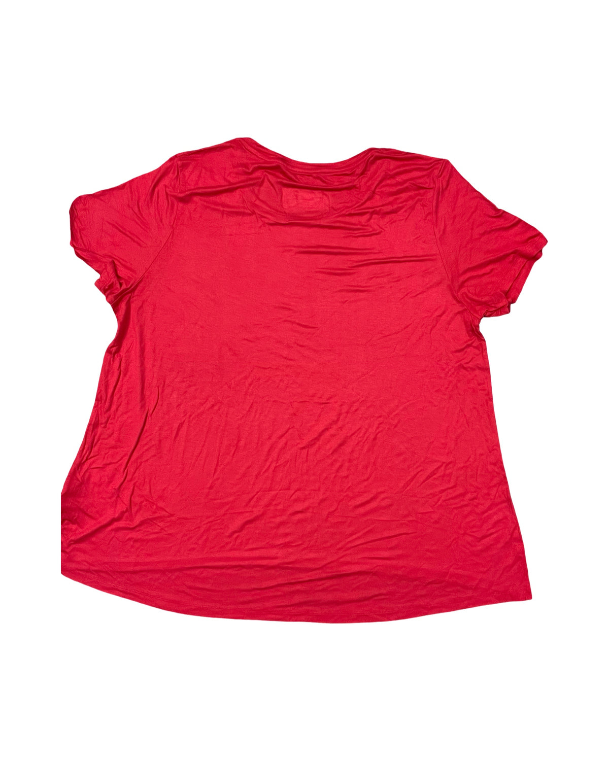 Top Ss Basic By Clothes Mentor In Red, Size:0