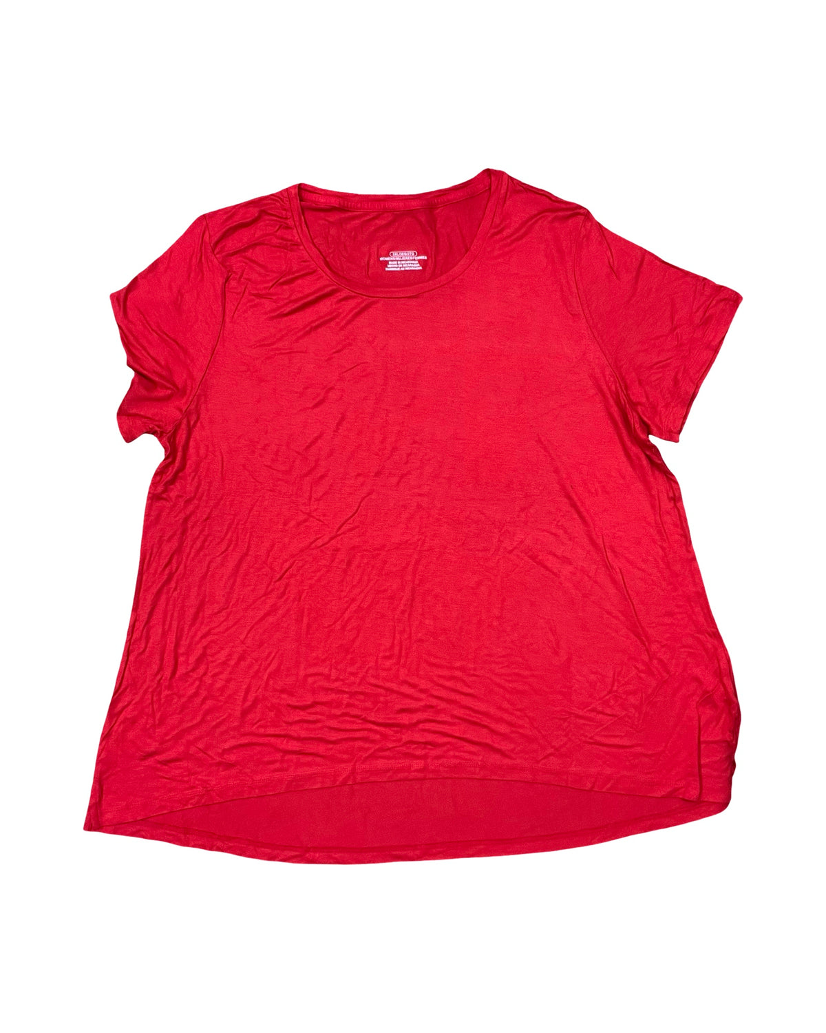 Top Ss Basic By Clothes Mentor In Red, Size:0