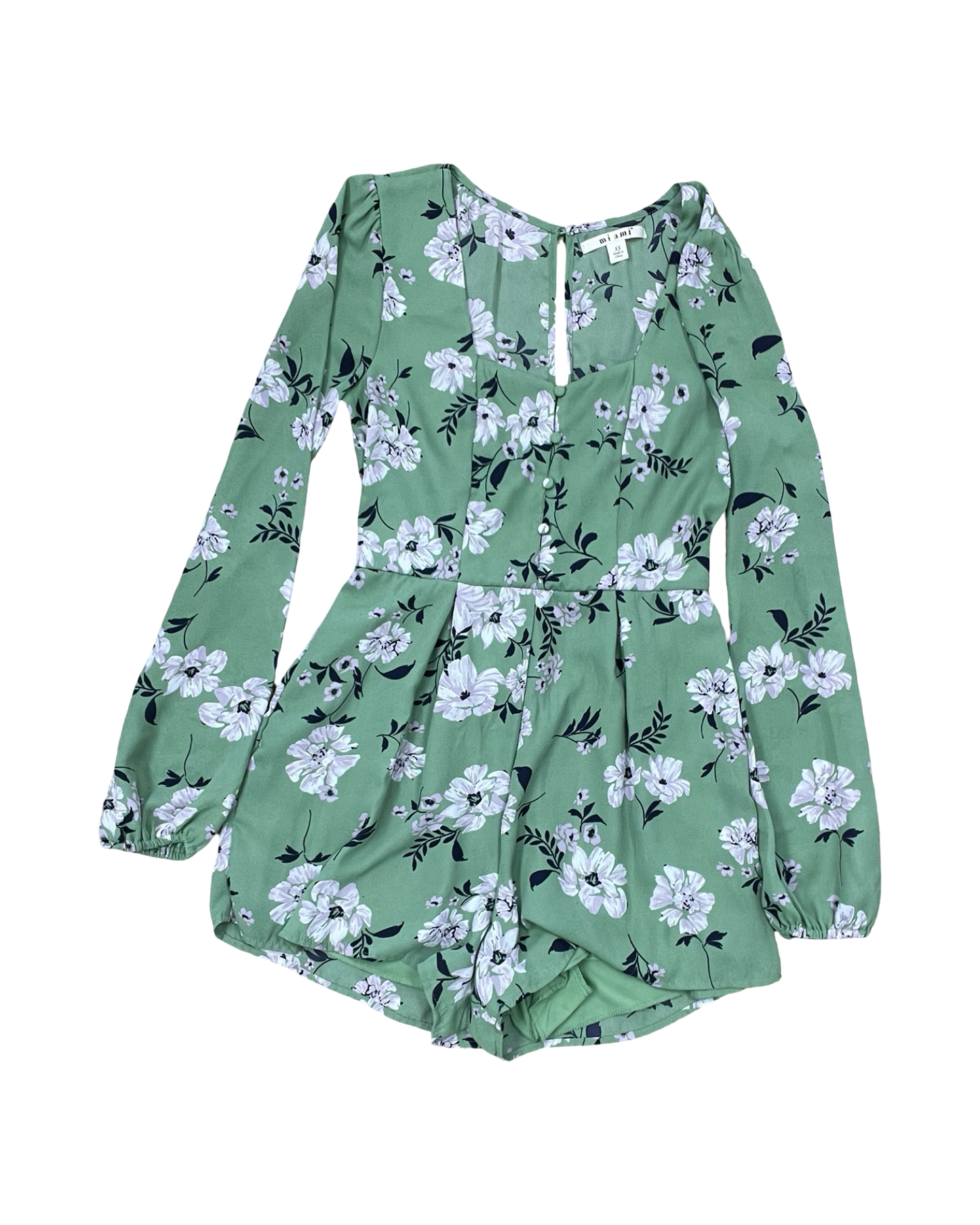 Romper By Mi Ami In Green, Size:Xs