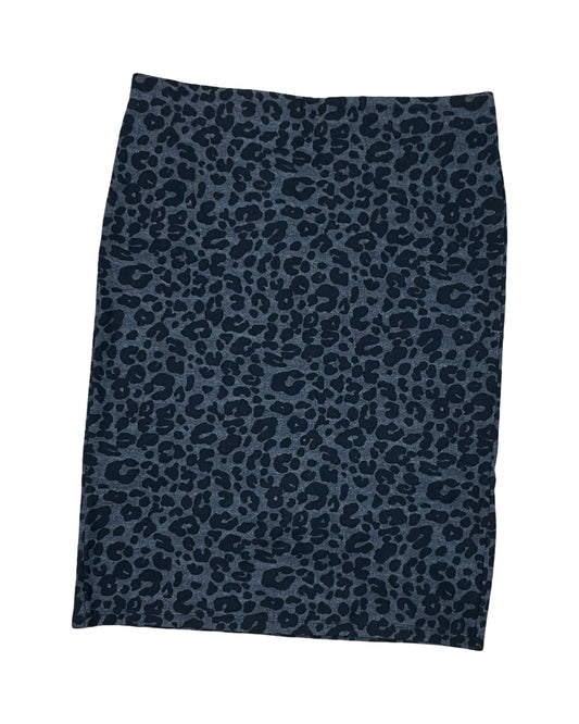 Skirt Midi By Loft In Black & Grey, Size:S