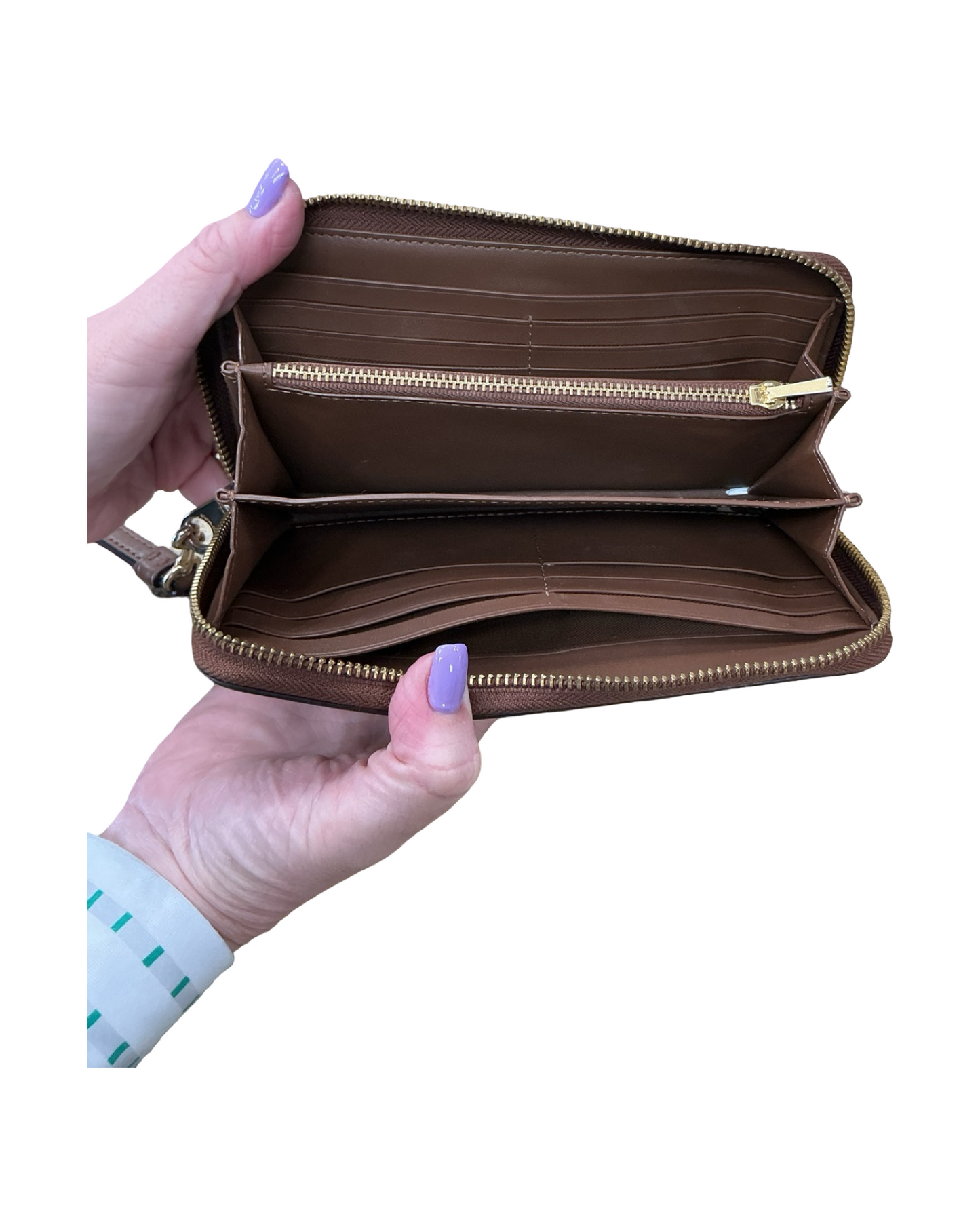 Wristlet Designer By Coach In Tan, Size:Medium
