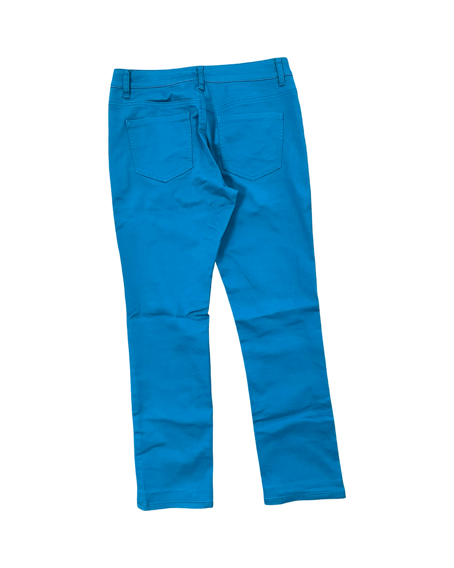Jeans Straight By Liverpool In Aqua, Size:8