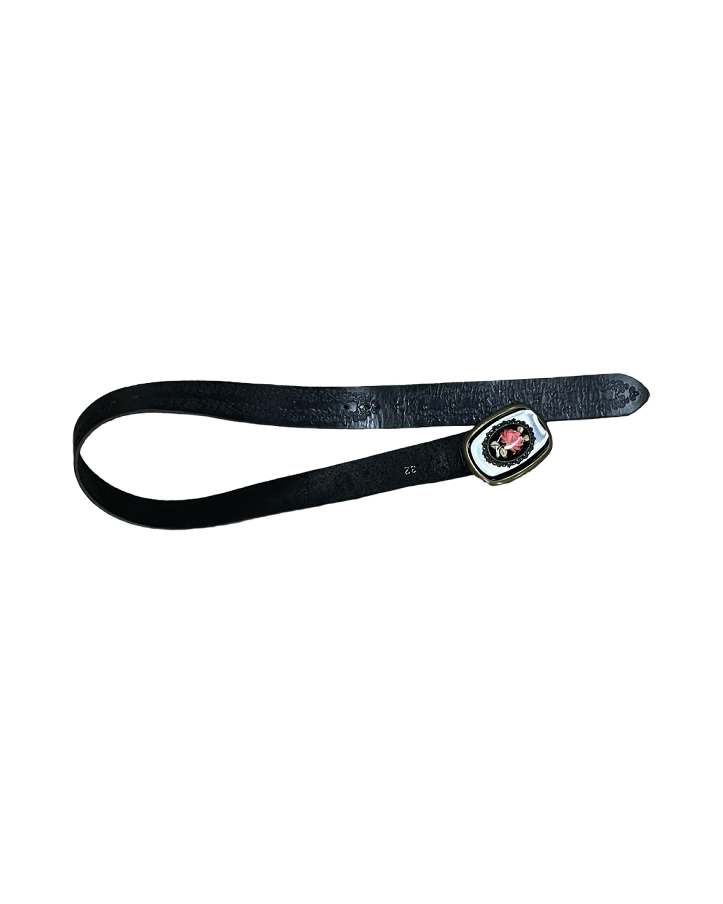 Belt Leather By Clothes Mentor In Black, Size:Xlarge