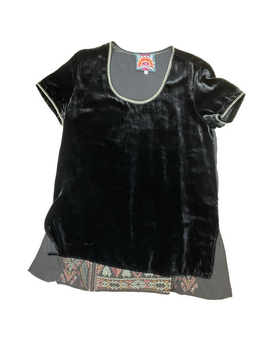Top Ss By Johnny Was In Black, Size:S