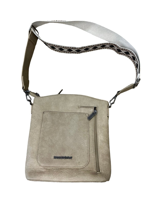 Crossbody By Montana West In Beige, Size:Small
