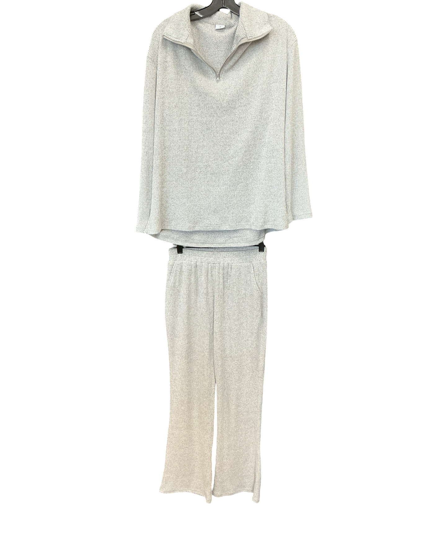 Lounge Set Pants By Clothes Mentor In Grey, Size:M