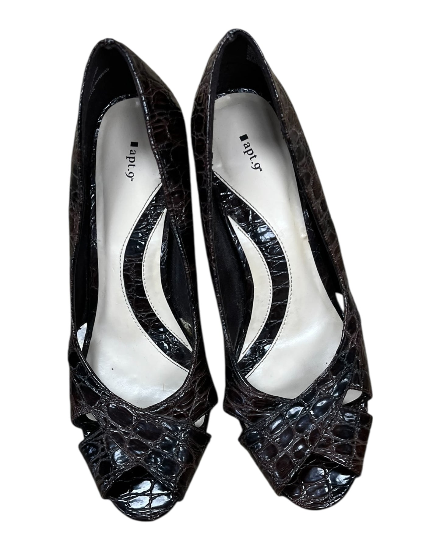 Shoes Heels Stiletto By Apt 9 In Brown, Size:7.5