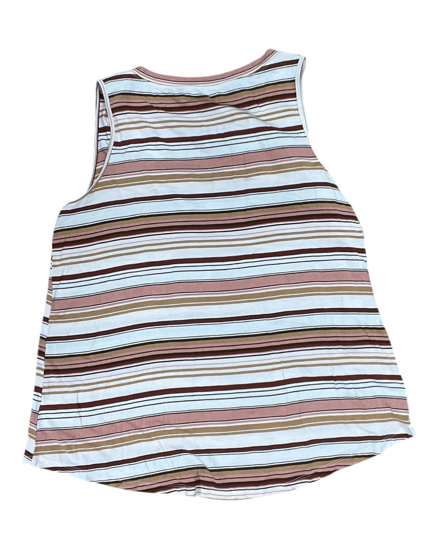 Tank Top By Maurices In Brown & Cream, Size:L