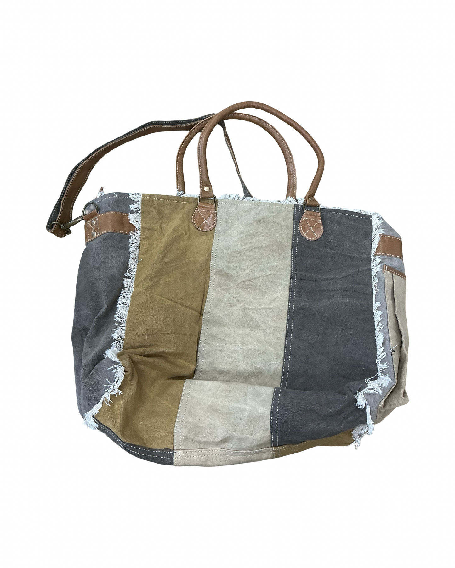 Tote By Clothes Mentor In Brown & Tan, Size:Large