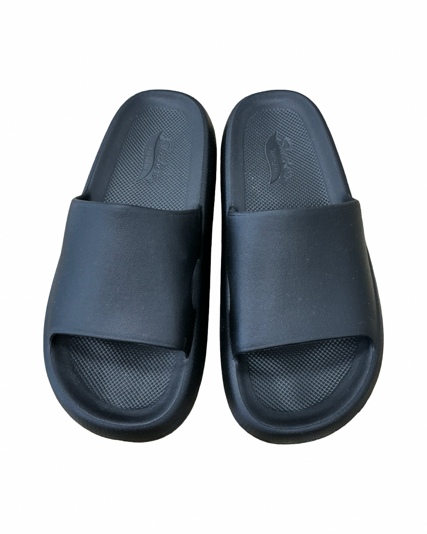 Sandals Flats By Skechers In Black, Size:6