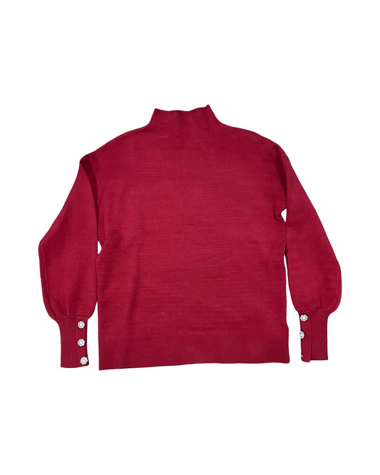 Sweater By Tahari In Red, Size:S