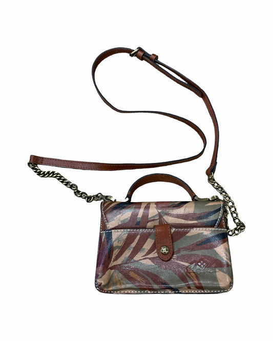 Crossbody Designer By Patricia Nash In Brown & Tan, Size:Small