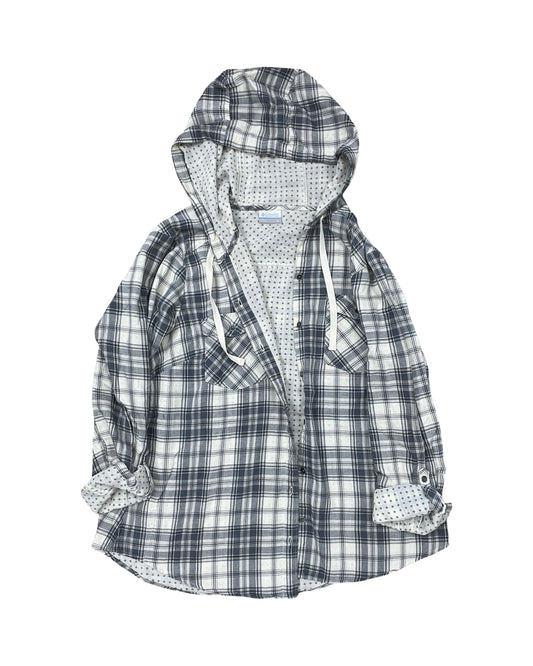 Top Ls By Columbia In Blue & Cream, Size:Xl