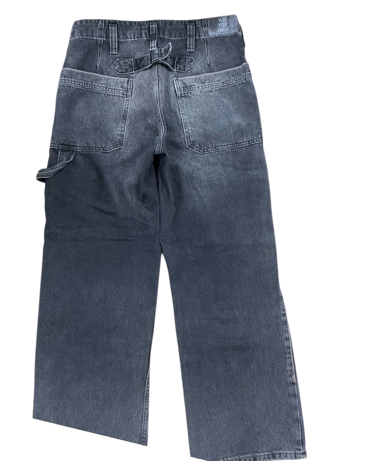 Jeans Straight By We The Free In Black, Size:2