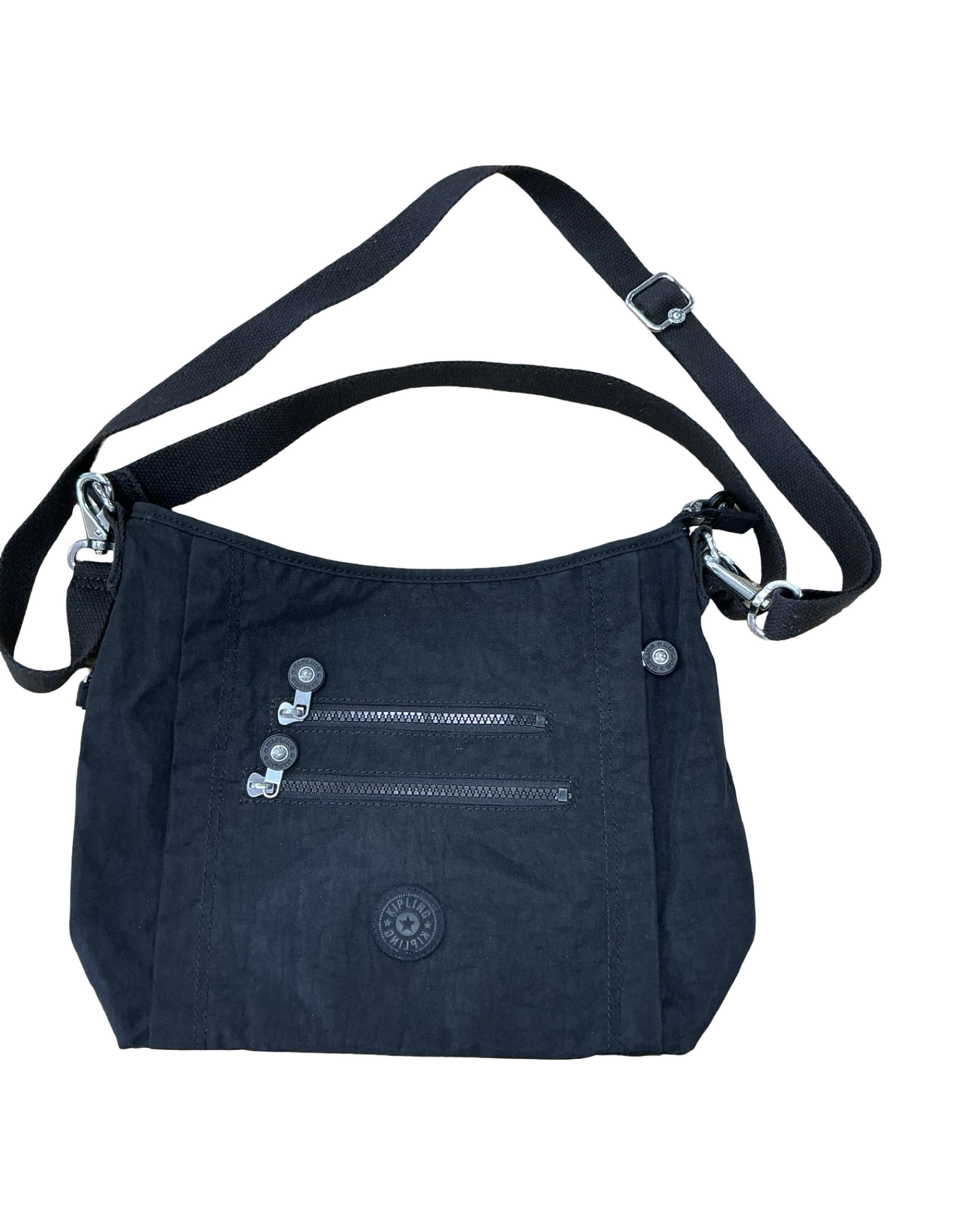 Handbag By Kipling In Black, Size:Medium