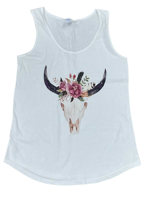 Tank Top By Port & Company In White, Size:S