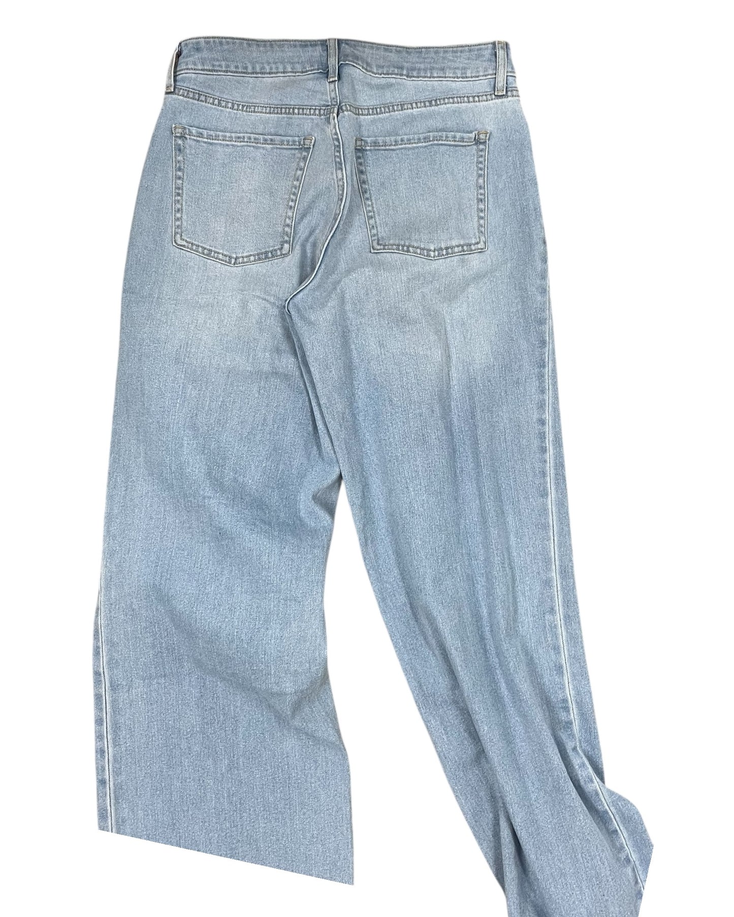 Jeans Wide Leg By Old Navy In Blue Denim, Size:8