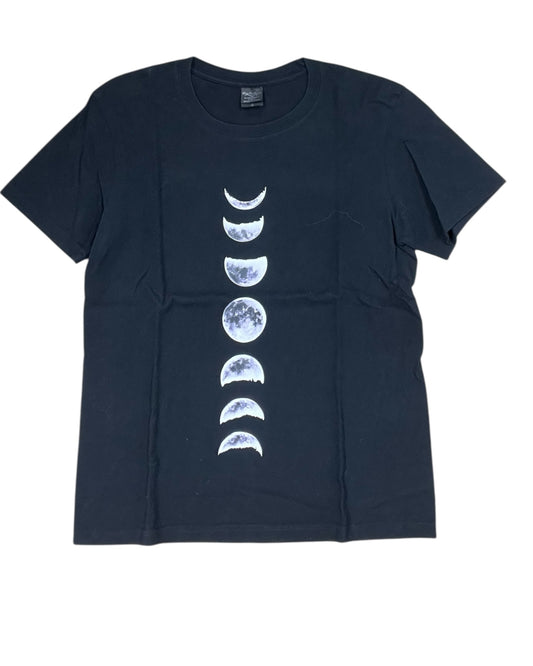 Top Ss Basic By Clothes Mentor In Black, Size:S