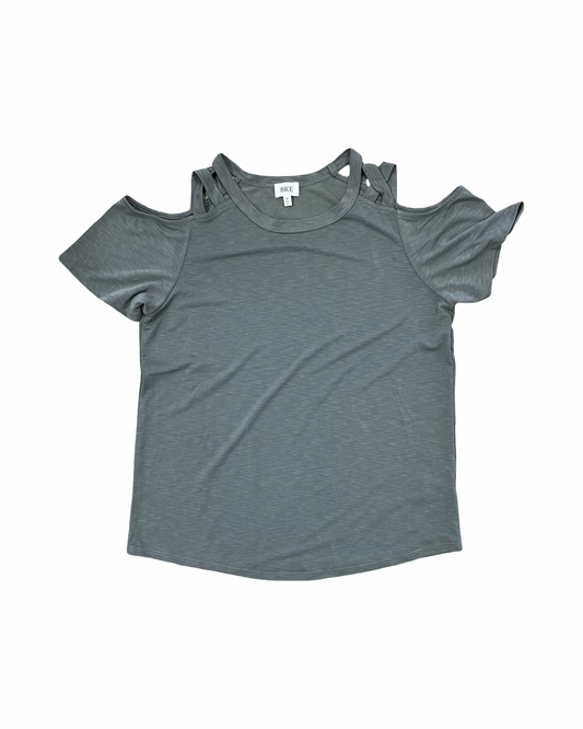 Top Ss By Bke In Green, Size:M