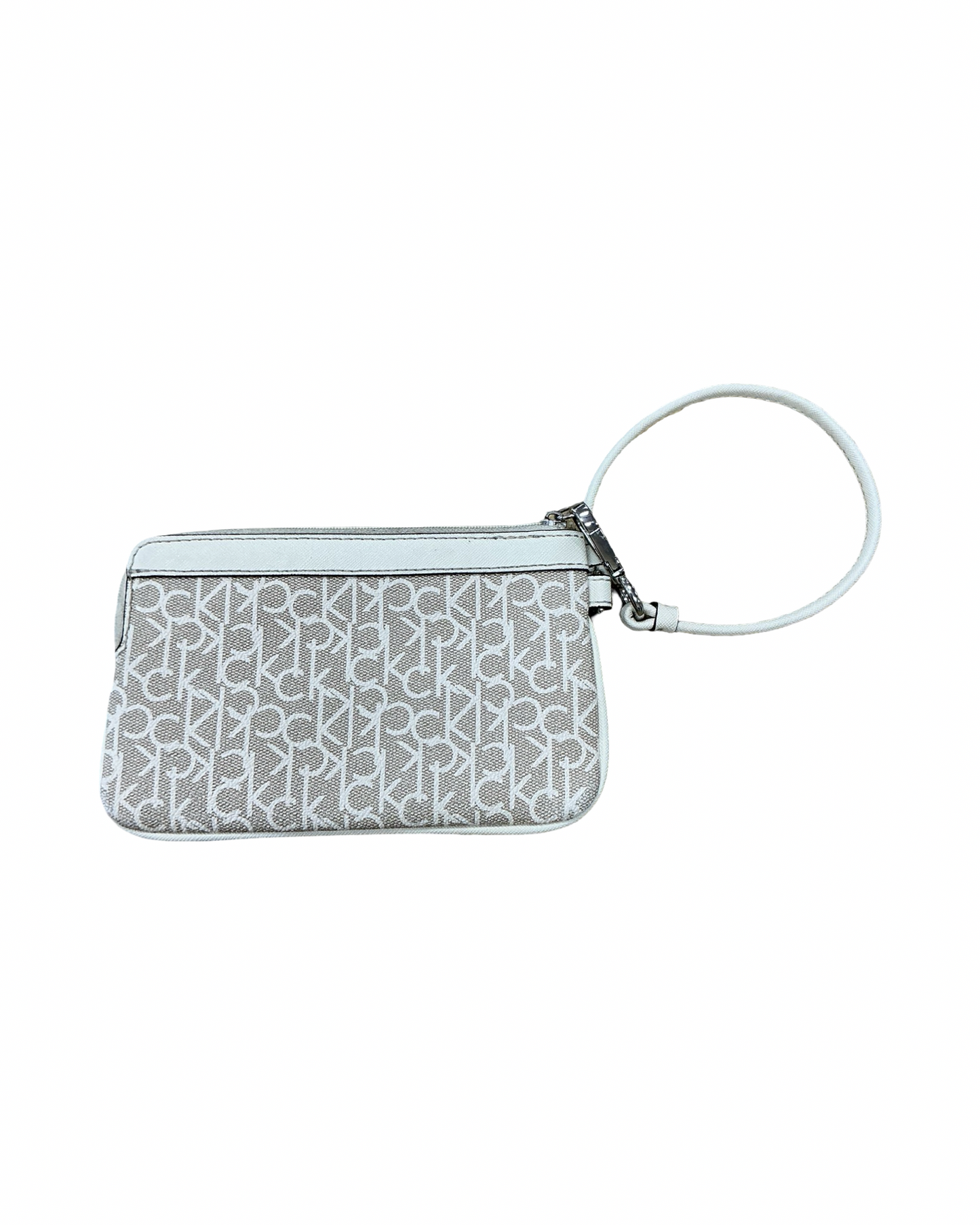 Wristlet By Calvin Klein In Tan, Size:Small