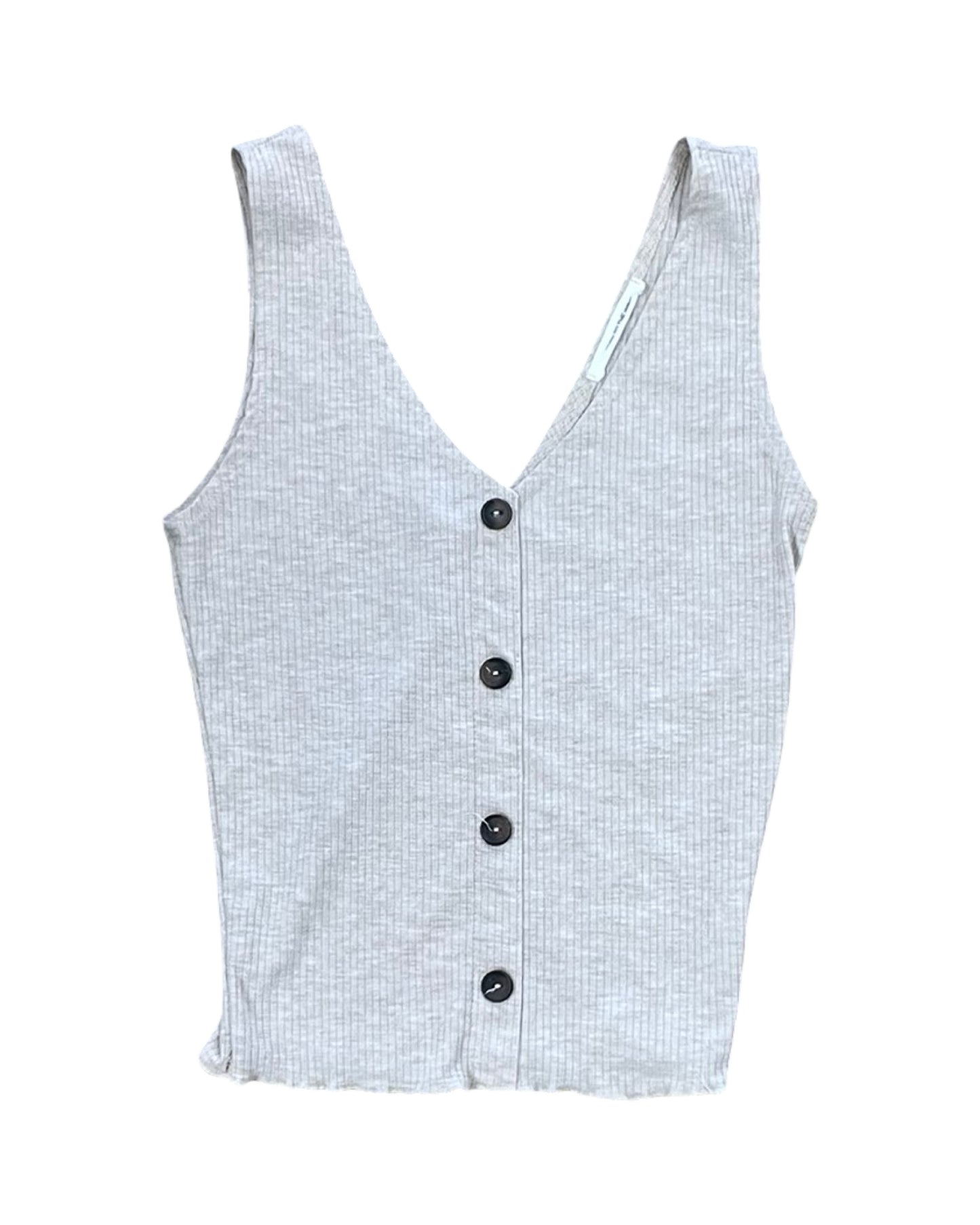 Tank Top By Clothes Mentor In Tan, Size:M