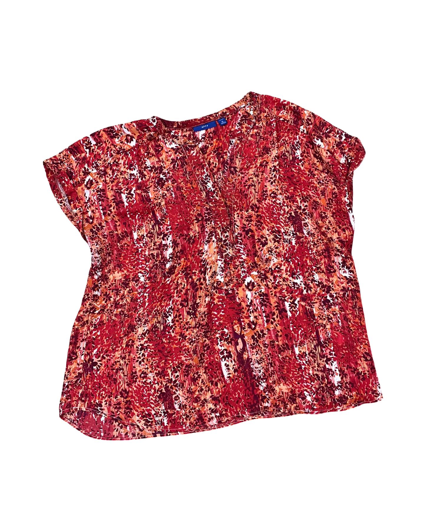 Top Ss By Clothes Mentor In Orange, Size:2X
