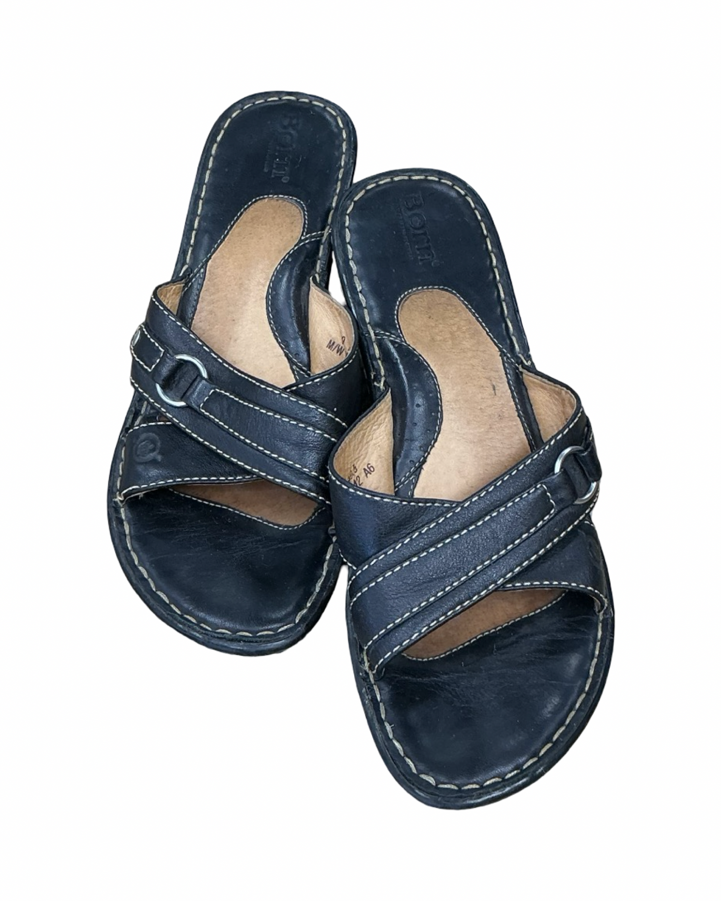 Sandals Heels Platform By Born In Black, Size:9