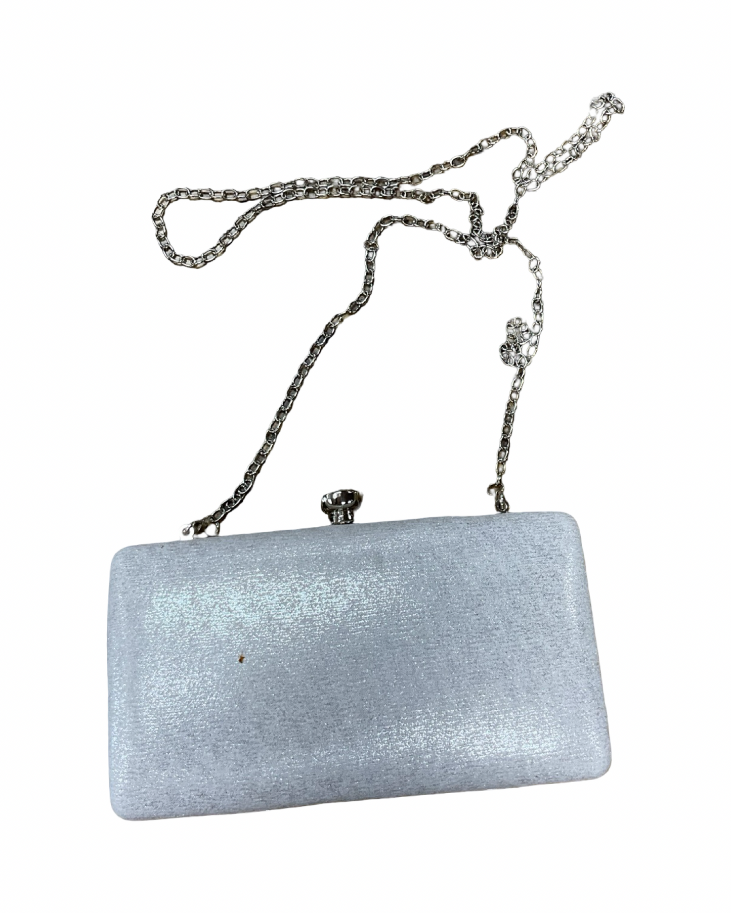 Crossbody By Clothes Mentor In Silver, Size:Small