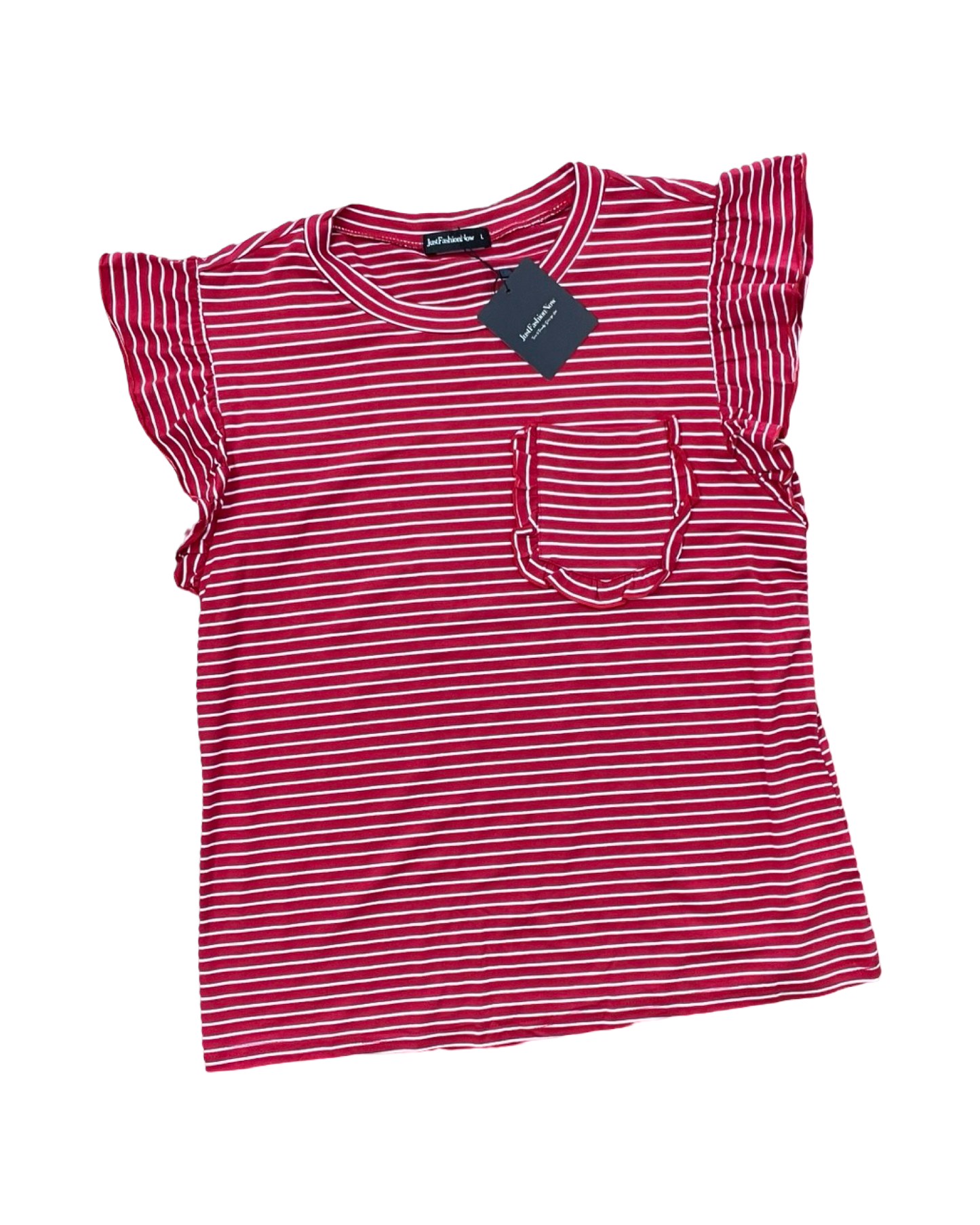 Top Ss By Clothes Mentor In Red, Size:L