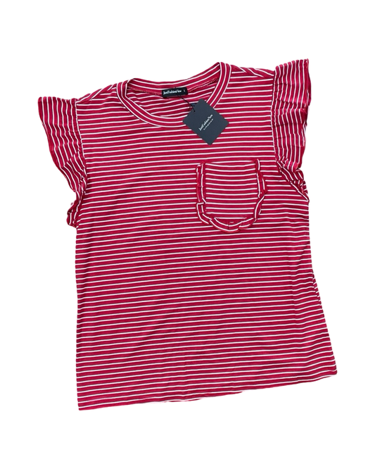 Top Ss By Clothes Mentor In Red, Size:L