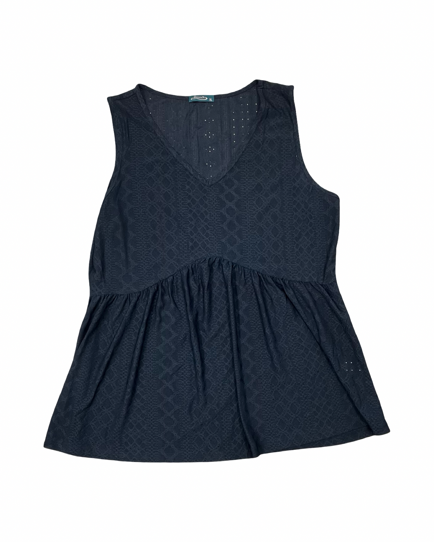 Top Sleeveless By Clothes Mentor In Black, Size:Xl