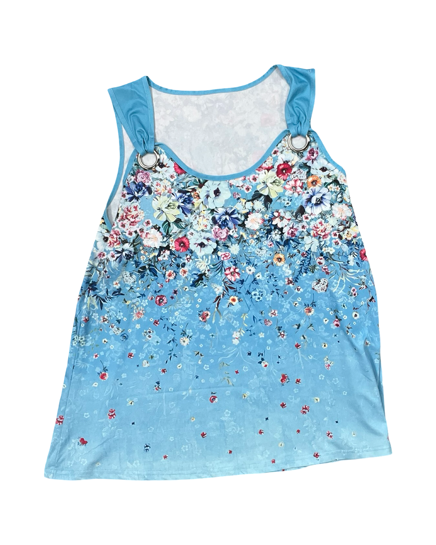 Top Sleeveless By Clothes Mentor In Floral Print, Size:2X