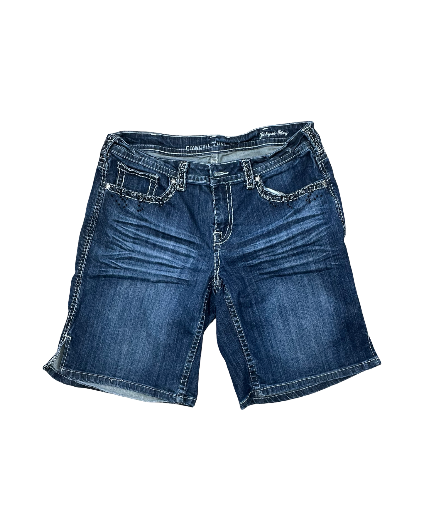 Shorts By Clothes Mentor In Blue Denim, Size:18