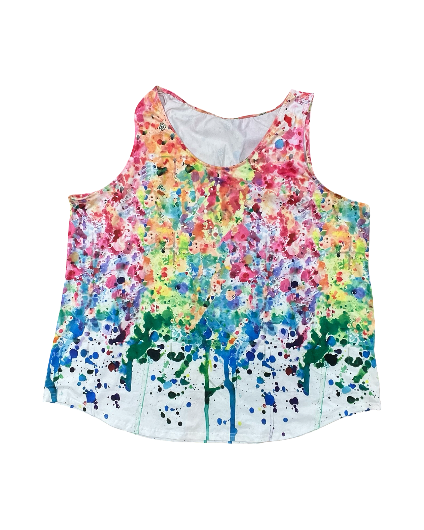 Top Sleeveless By Clothes Mentor In Orange & Pink, Size:6