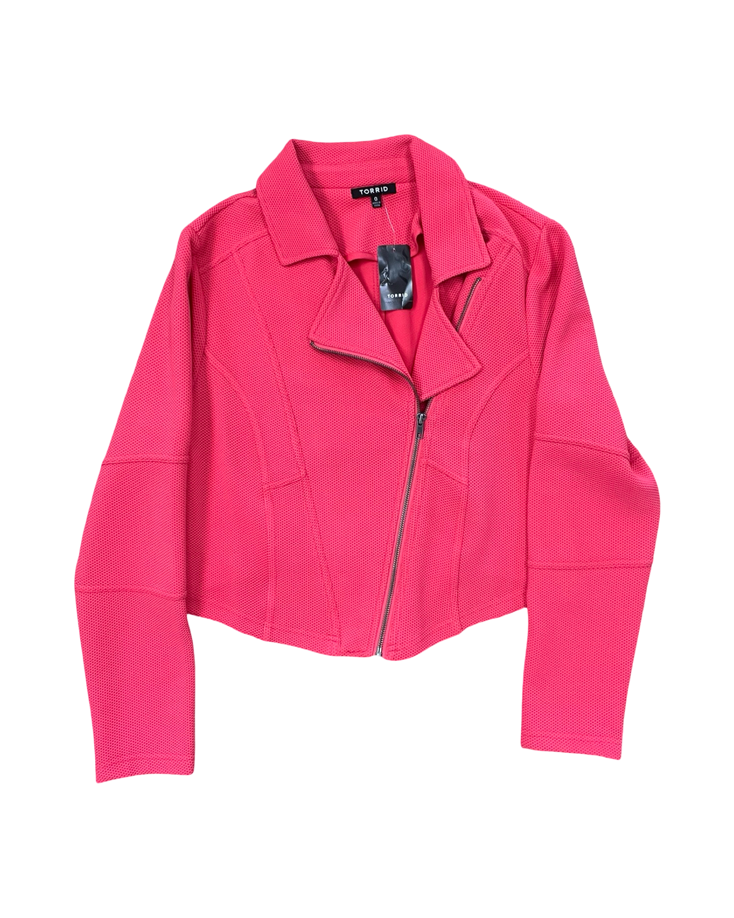 Jacket Moto By Torrid In Pink, Size:L