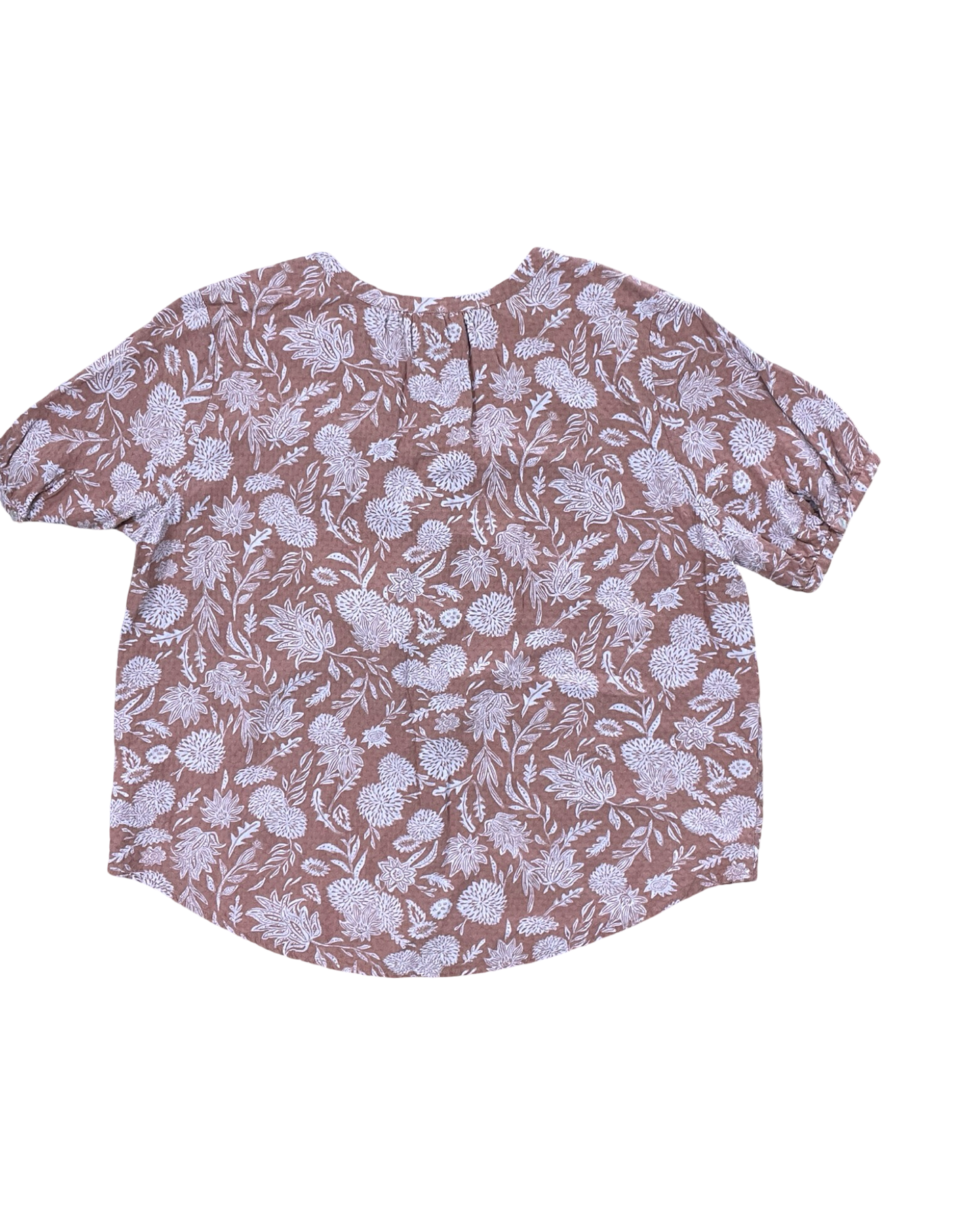 Blouse Ss By Universal Thread In Peach, Size:Xl
