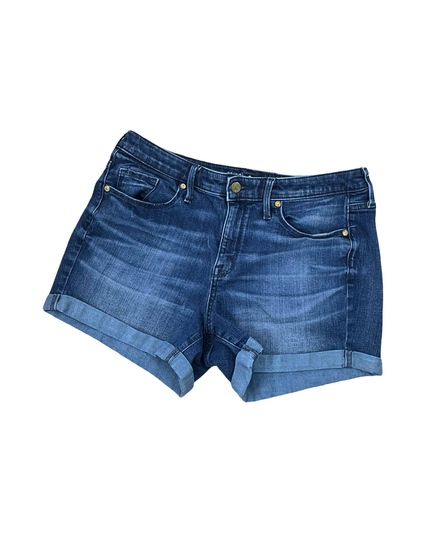Shorts By Mossimo In Blue Denim, Size:12