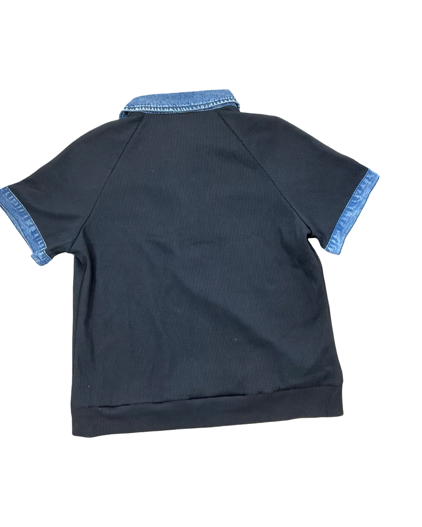 Top Ss By Clothes Mentor In Black & Blue, Size:Xl