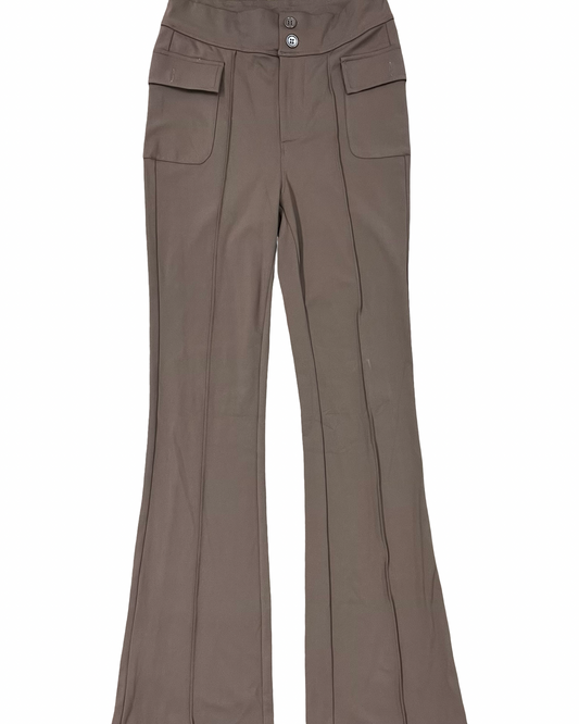 Athletic Pants By Halara In Tan, Size:M