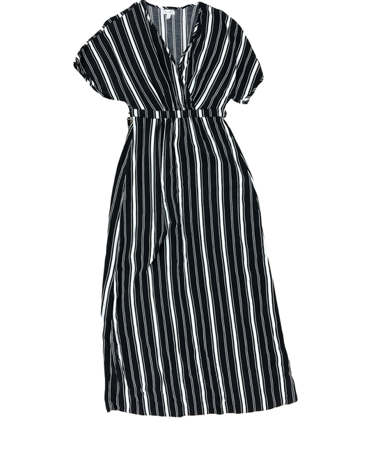 Jumpsuit By Love Fire In Black & White, Size:Xs