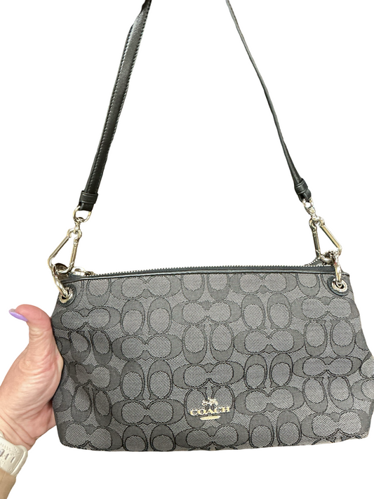 Handbag Designer By Coach In Black, Size:Small