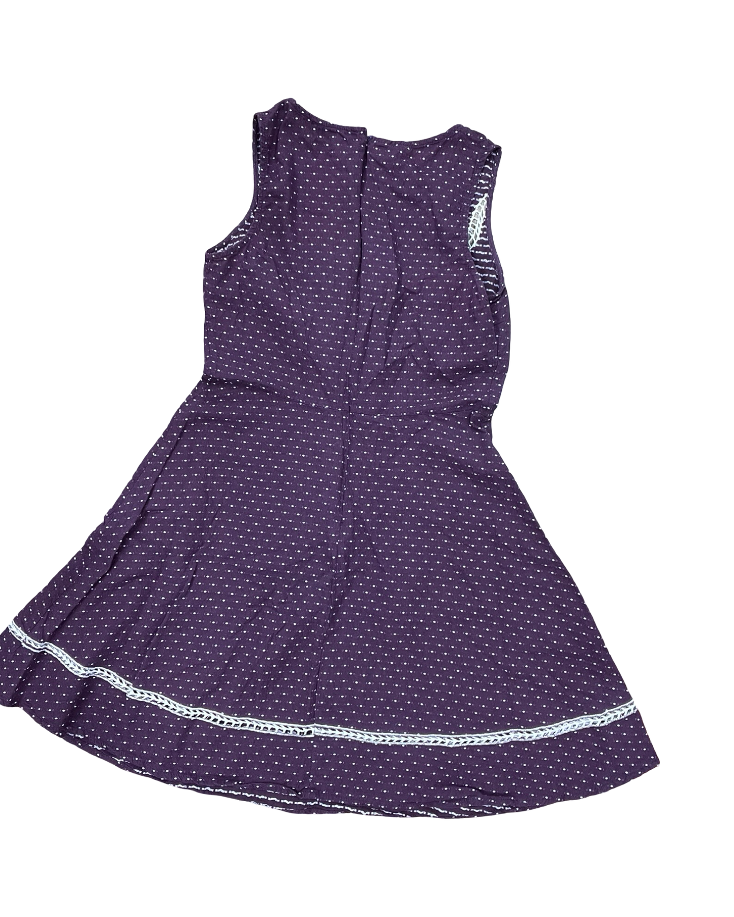 Dress Casual Midi By Doe & Rae In Purple & White, Size:M