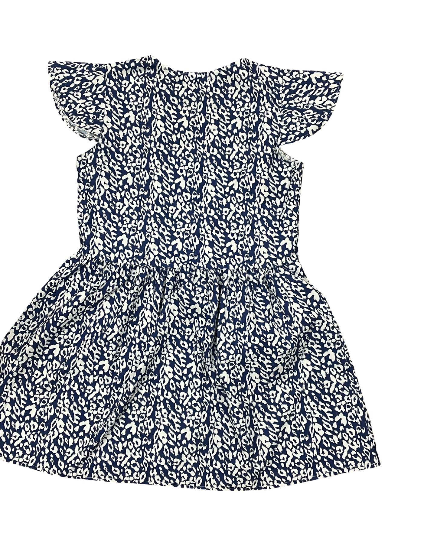 Dress Casual Midi By Clothes Mentor In Blue & White, Size:S